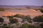 Perry Sandhills on sunrise, Wentworth NSW