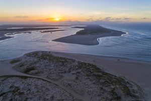 Sunrise over the Murray River Mouth near Goolwa