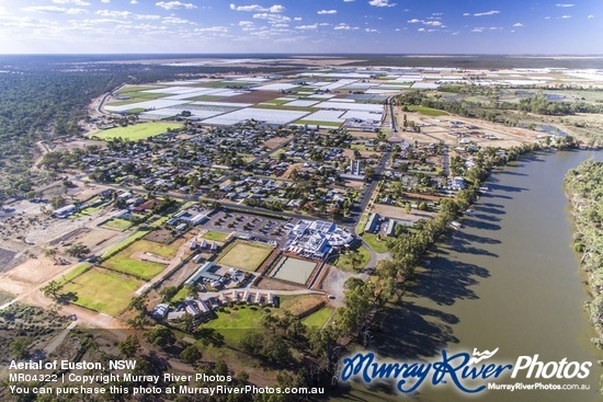 Aerial of Euston, NSW