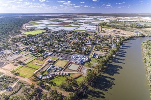 Aerial of Euston, NSW