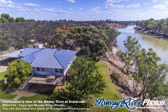 Lockmaster's view of the Murray River at Robinvale