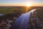 Murray River sunset at Robinvale, Victoria