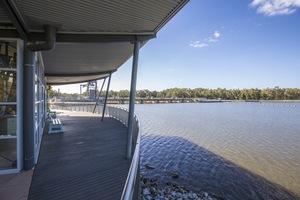 View from platform at Torrumbarry Weir