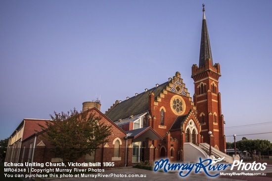 Echuca Uniting Church, Victoria built 1865