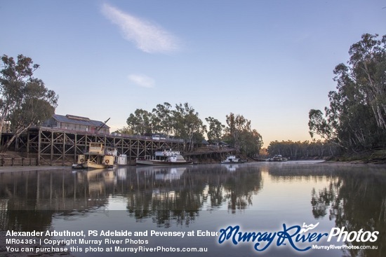 Alexander Arbuthnot, PS Adelaide and Pevensey at Echuca