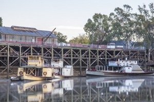 Alexander Arbuthnot, PS Adelaide and Pevensey at Echuca