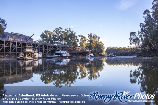 Alexander Arbuthnot, PS Adelaide and Pevensey at Echuca