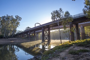 Echuca Bridge to Moama, NSW