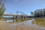 PB Cobba approaching the Cobram Barooga Bridge