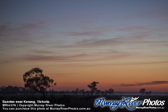 Sunrise near Kerang, Victoria