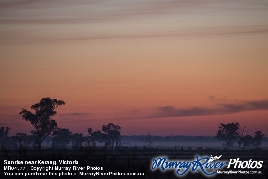 Sunrise near Kerang, Victoria