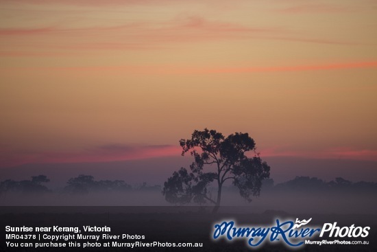 Sunrise near Kerang, Victoria