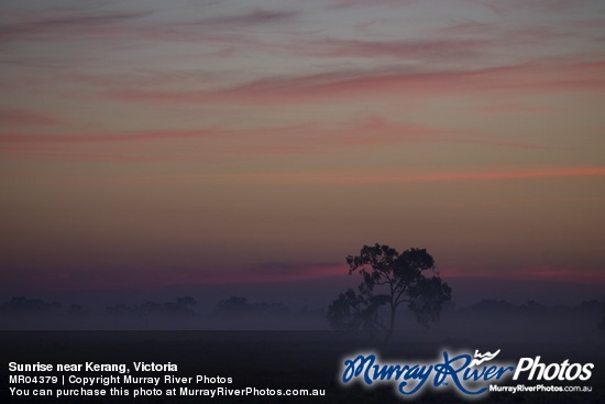 Sunrise near Kerang, Victoria