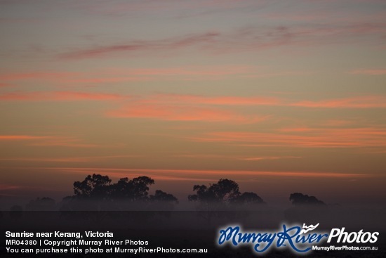 Sunrise near Kerang, Victoria