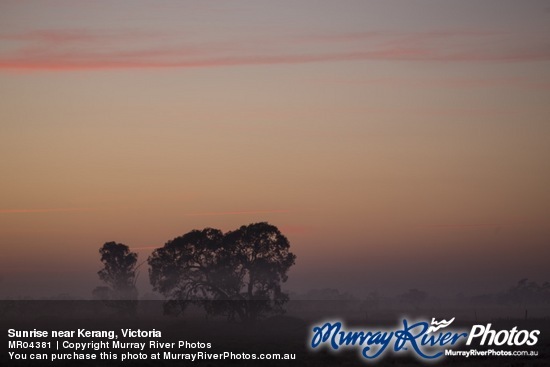 Sunrise near Kerang, Victoria