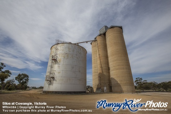 Silos at Cowangie, Victoria