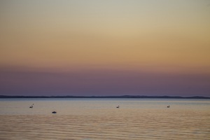 Sunset over Lake Albert, Meningie, Coorong Country