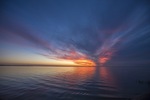 Sunset over Lake Albert, Meningie, Coorong Country