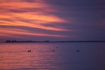 Sunset over Lake Albert, Meningie, Coorong Country