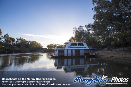 Houseboats on the Murray River at Echuca