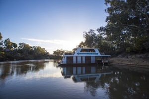 Houseboats on the Murray River at Echuca