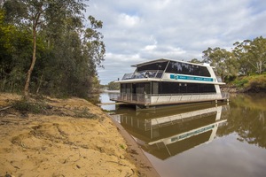 Houseboats on the Murray River at Echuca