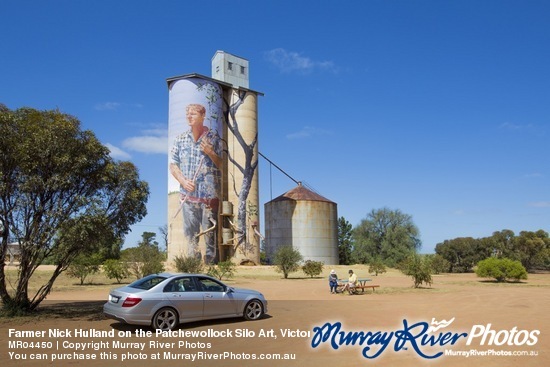 Farmer Nick Hulland on the Patchewollock Silo Art, Victoria