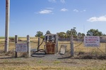 Old petrol pump at Patchewollock, Victoria