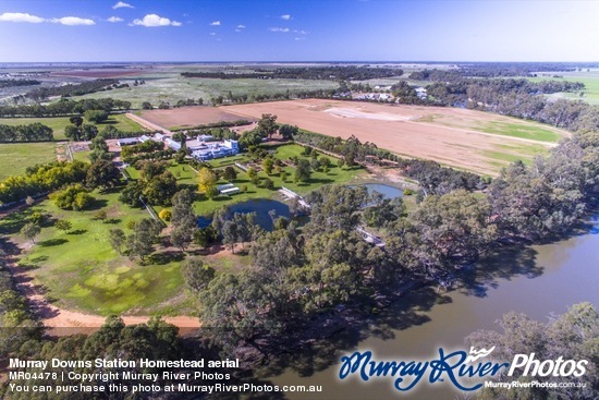 Murray Downs Station Homestead aerial