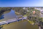 View across Murray River at Swan Hill, Victoria