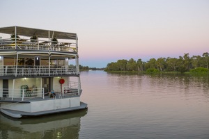 Murray River Queen moored in Renmark, South Australia