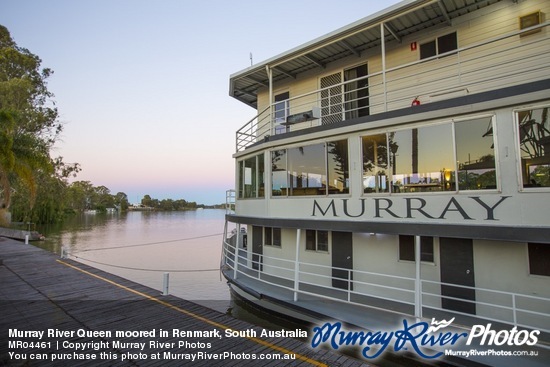 Murray River Queen moored in Renmark, South Australia
