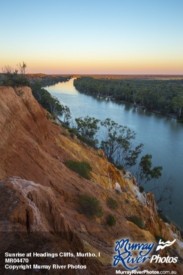 Sunrise at Headings Cliffs, Murtho, Riverland