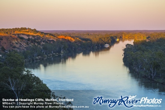 Sunrise at Headings Cliffs, Murtho, Riverland