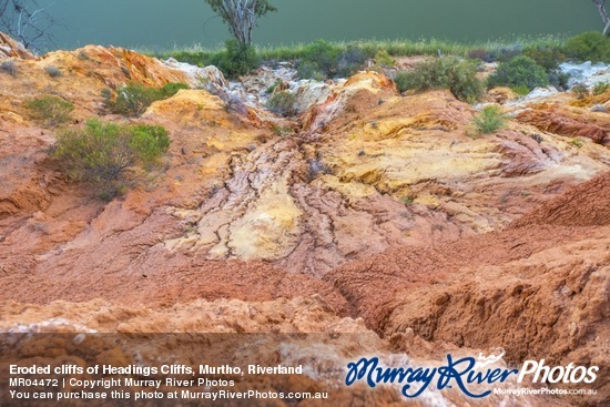 Eroded cliffs of Headings Cliffs, Murtho, Riverland